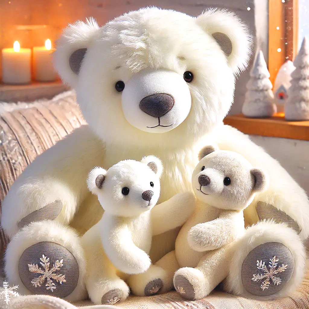Polar Bear with Cubs