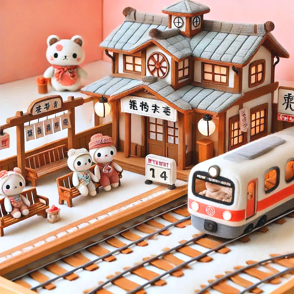 Japanese Train Station