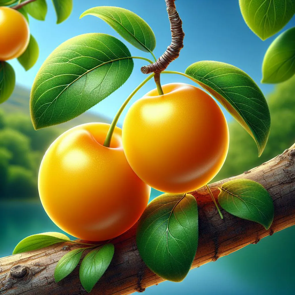 Golden Sphere Mirabelle Plum, Christmas Island