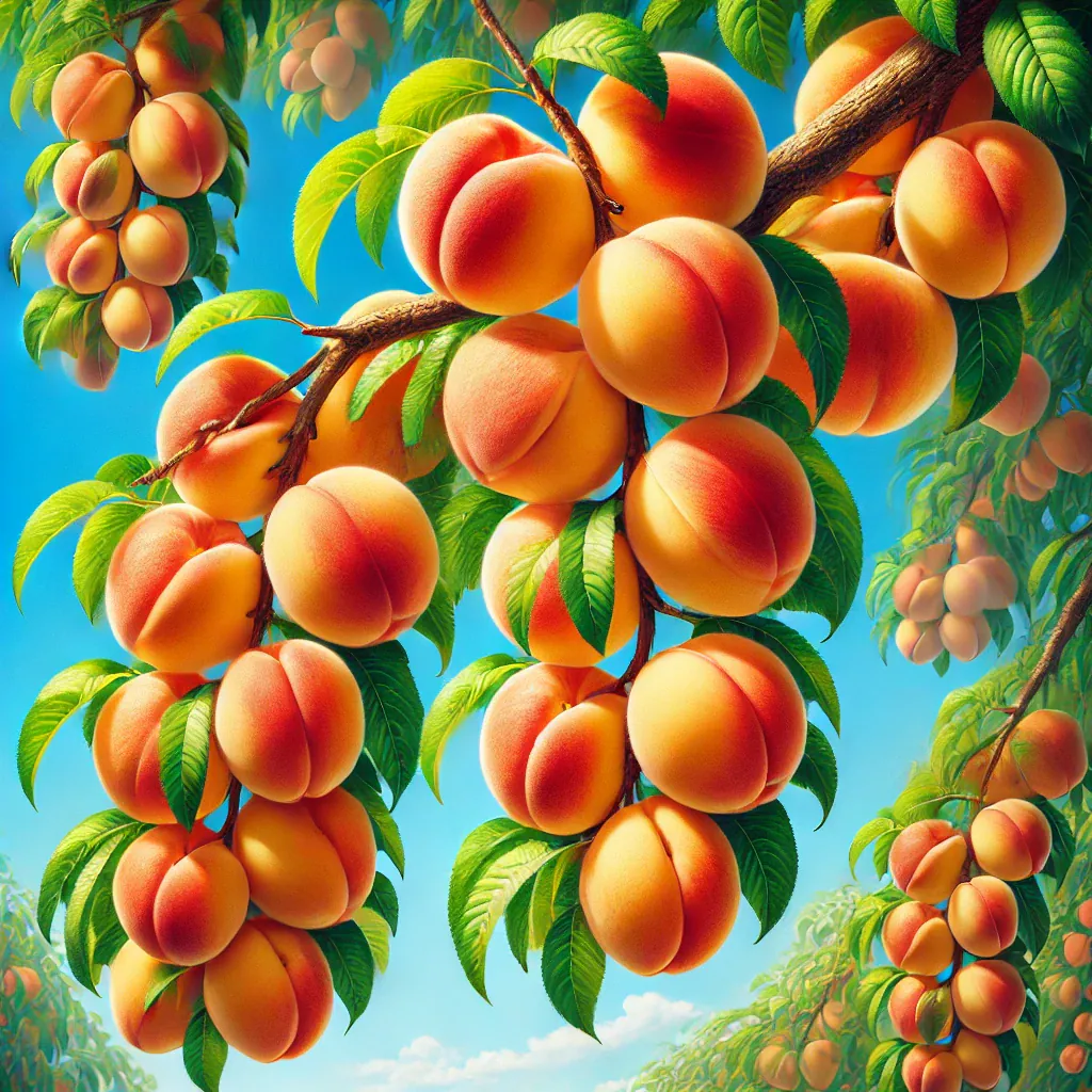 Ripe Peach Fruit, Fiji