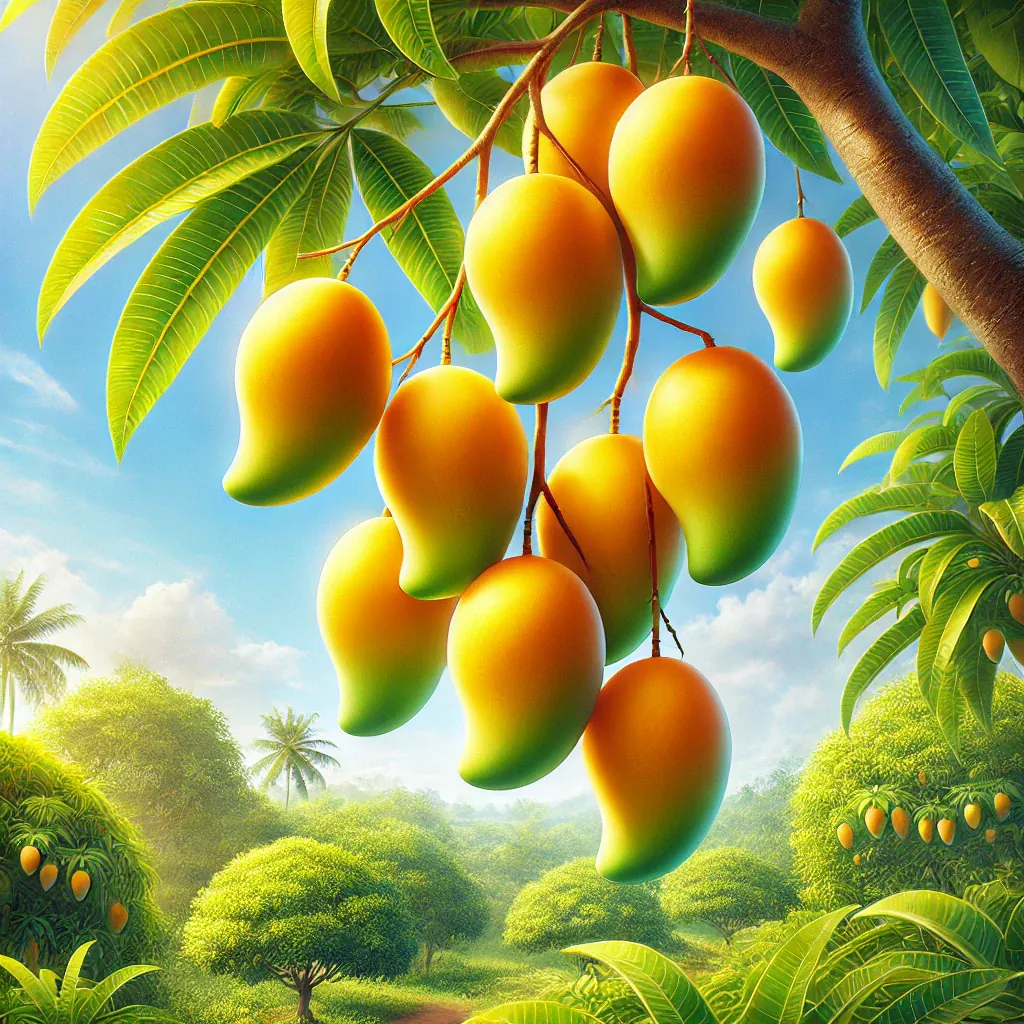 Ripe Golden Mango Fruits, Iraq