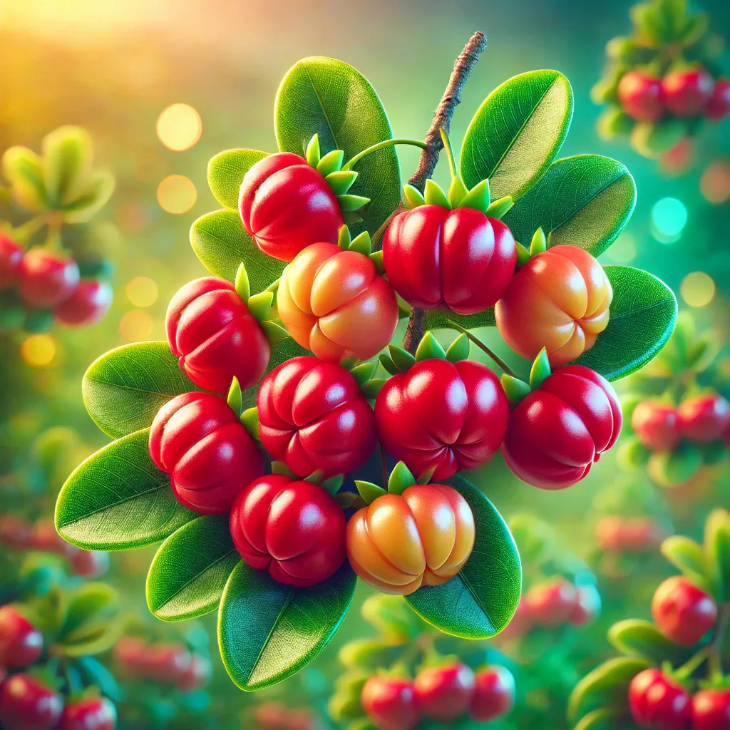 Ripe Acerola Cherries, Qatar