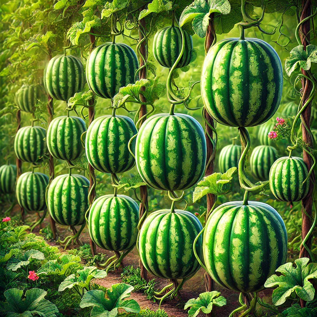 Square-shaped Ripe Watermelon, Nepal