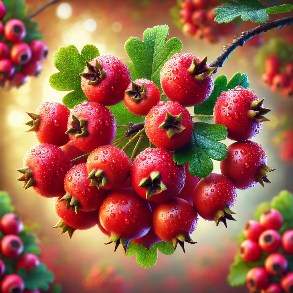 Ripe Red Hawthorn Berries, South Sudan