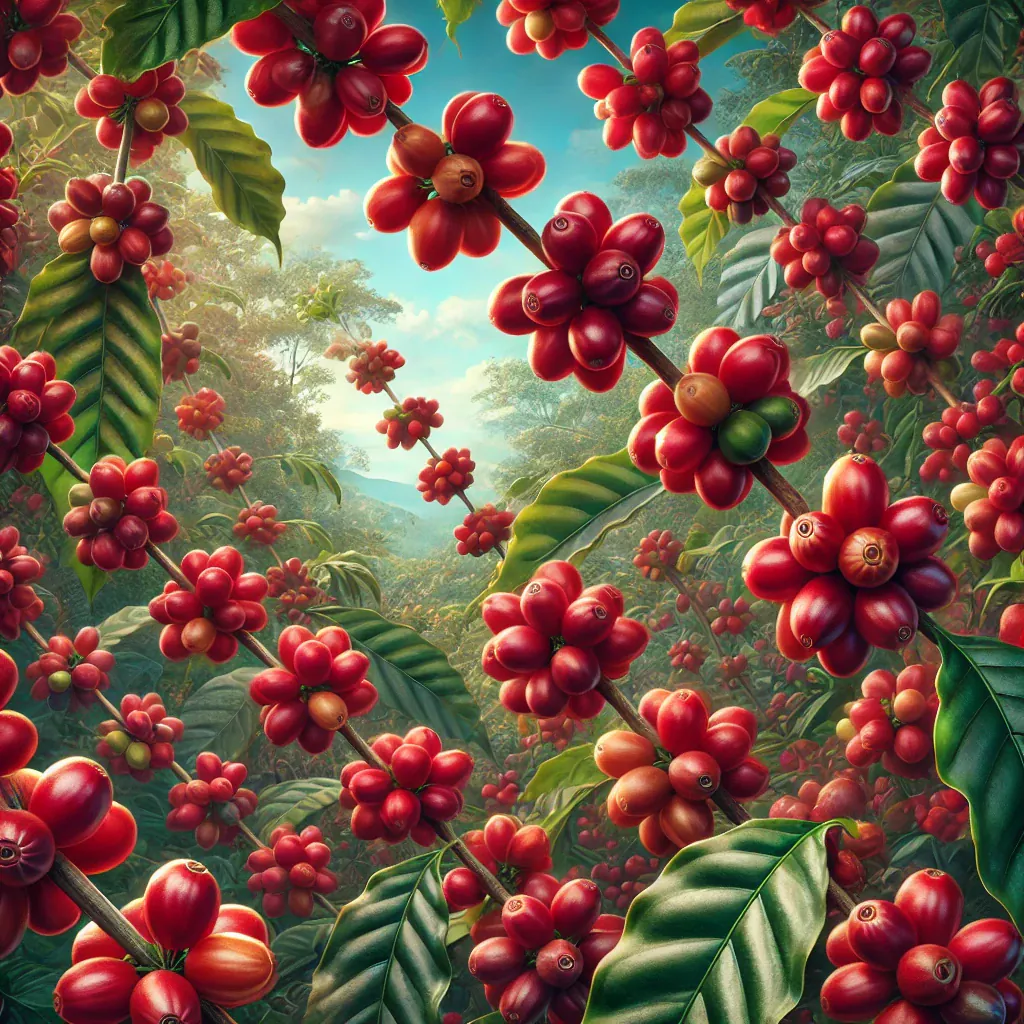 Ripe Coffee Cherries, Czechia