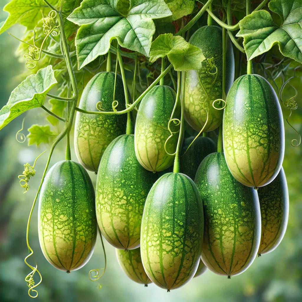 Oval Speckled Ash Gourd, Turkmenistan