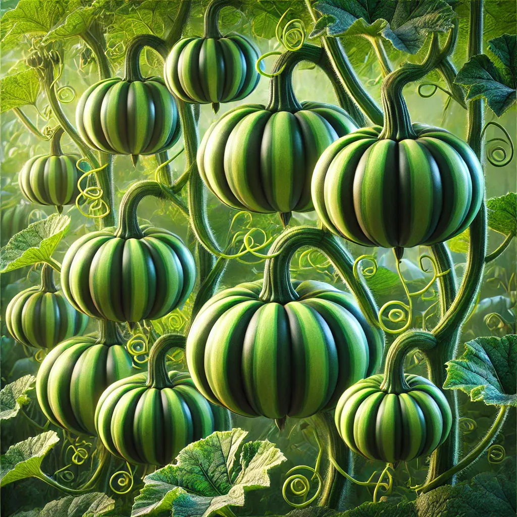 Green Striped Pumpkin, Peru