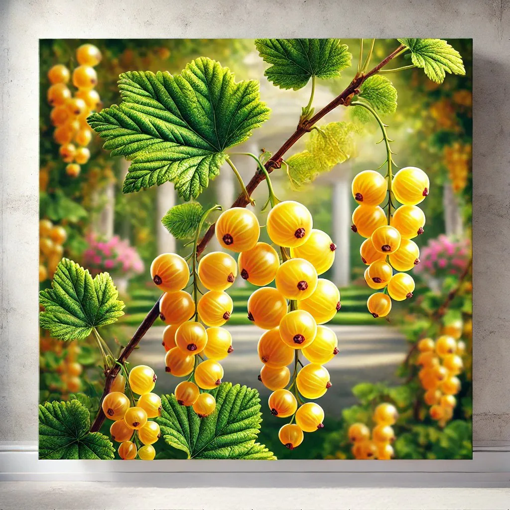 Ripe Yellow Currants, Romania