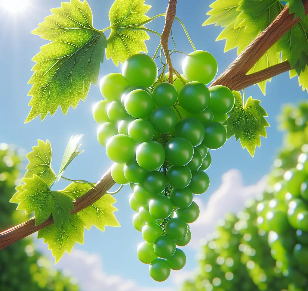 Green Grape Vitis Vinifera, Antigua and Barbuda