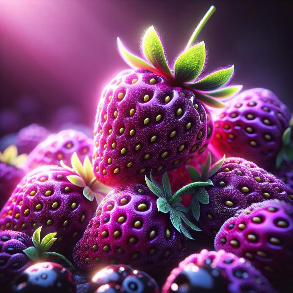 Purple Wonder Strawberry, Bonaire