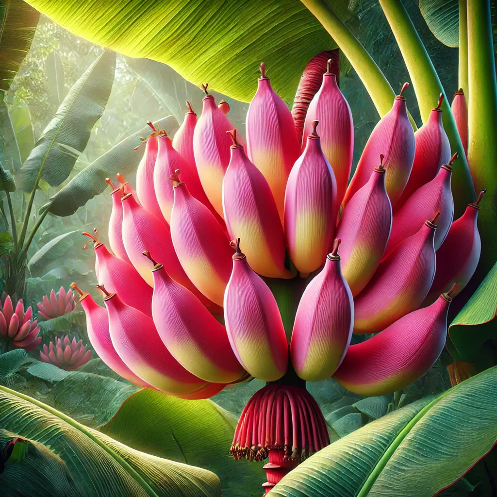 Ripe Pink Bananas, Cook Islands