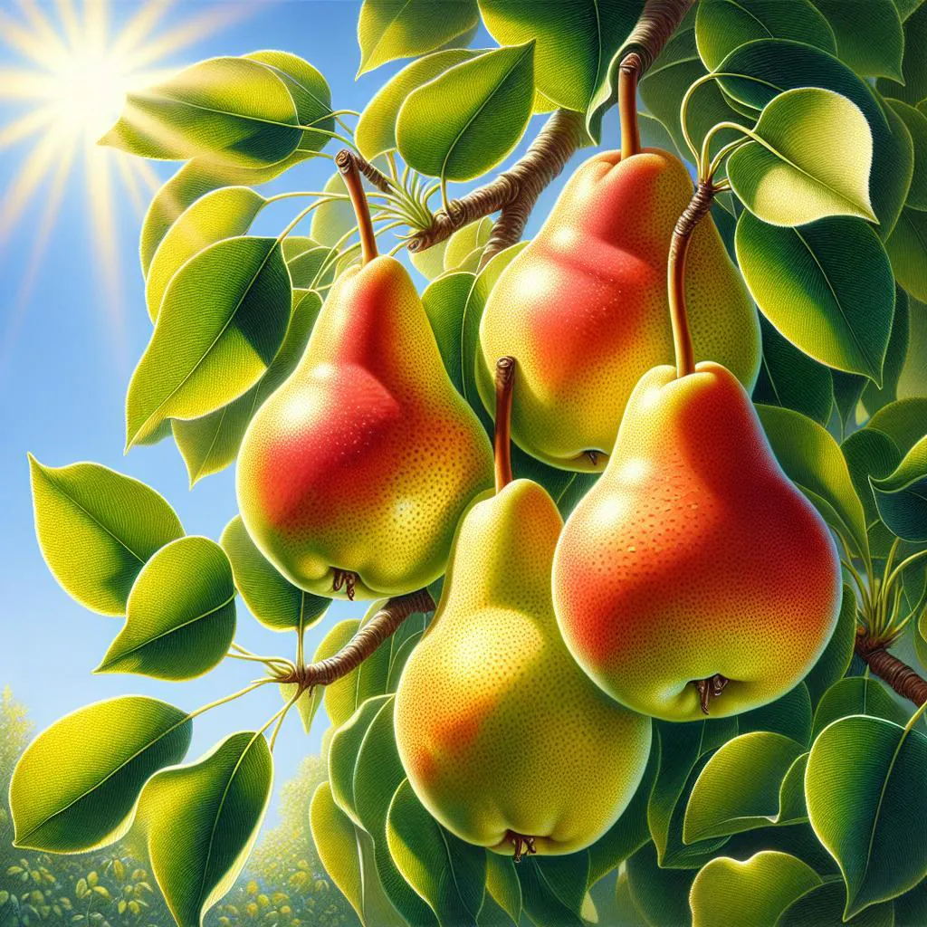 Red Anjou Pear, China