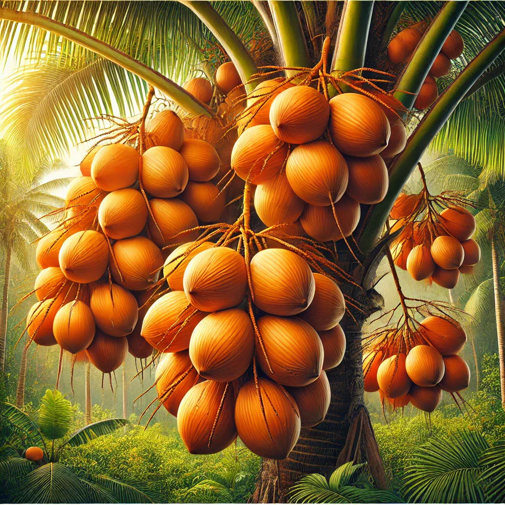 Ripe Orange Coconuts, Hong Kong
