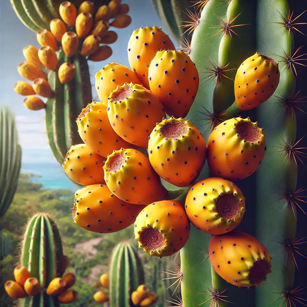 Ripe Prickly Pear Fruit, Norfolk