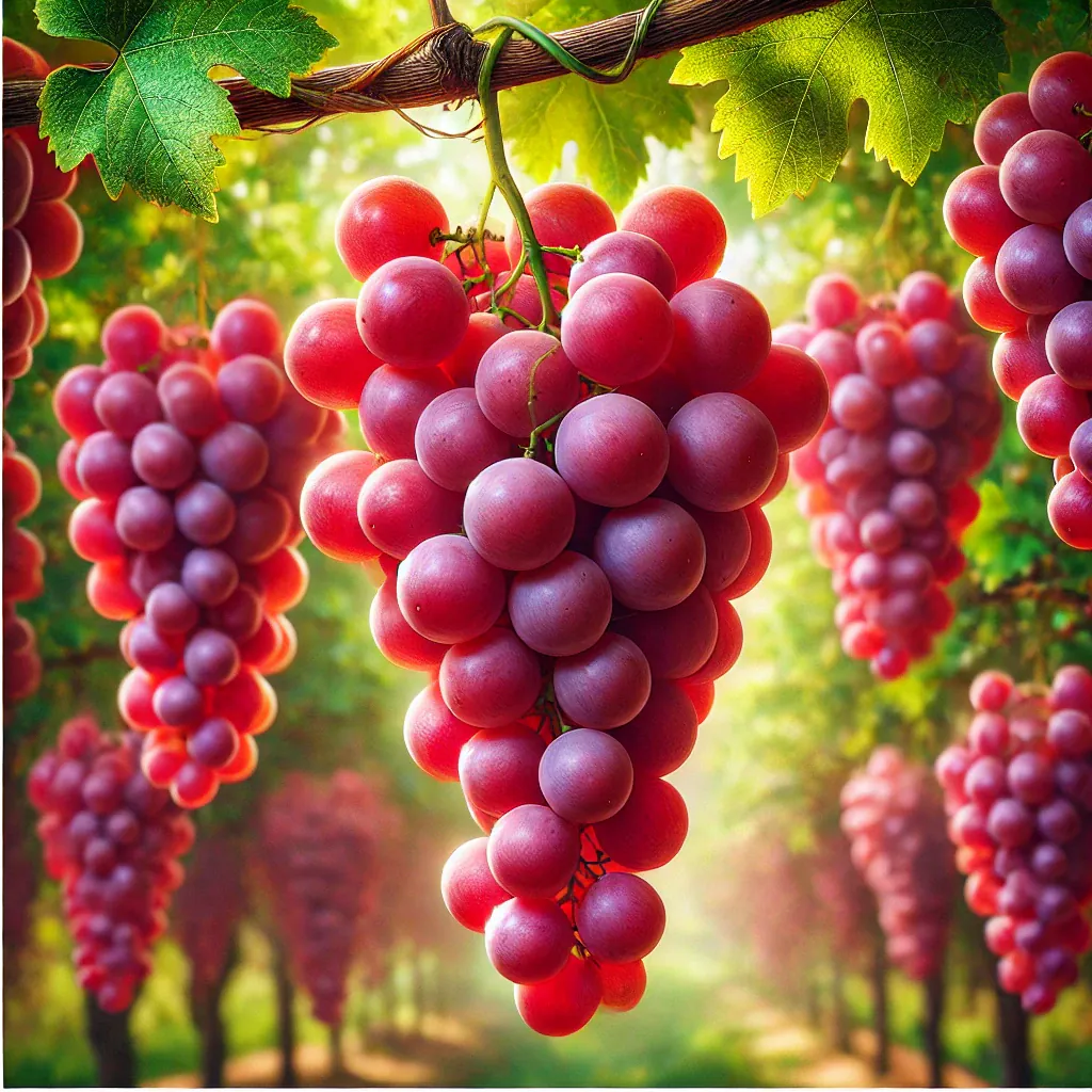 Ripe Red Grapes, Peru