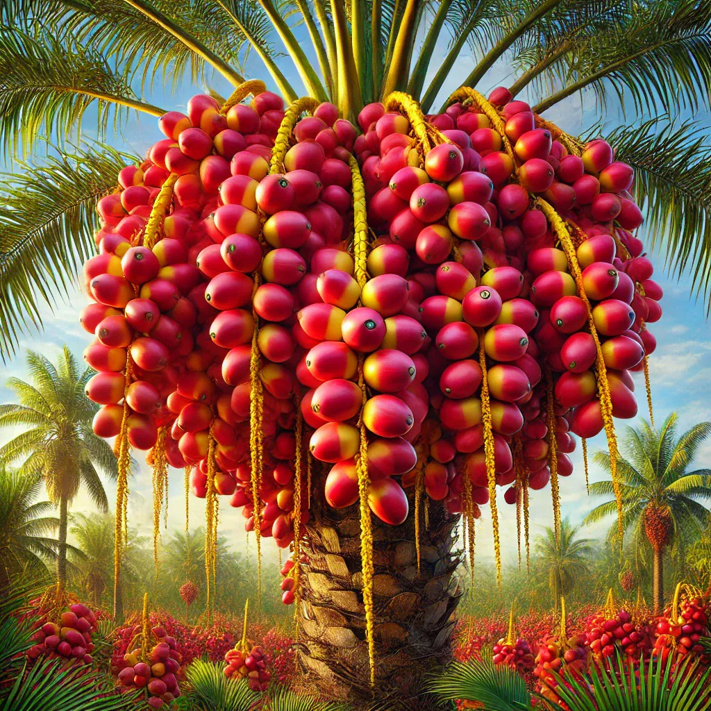 Ripe Red Palm Fruit, Tristan da Cunha