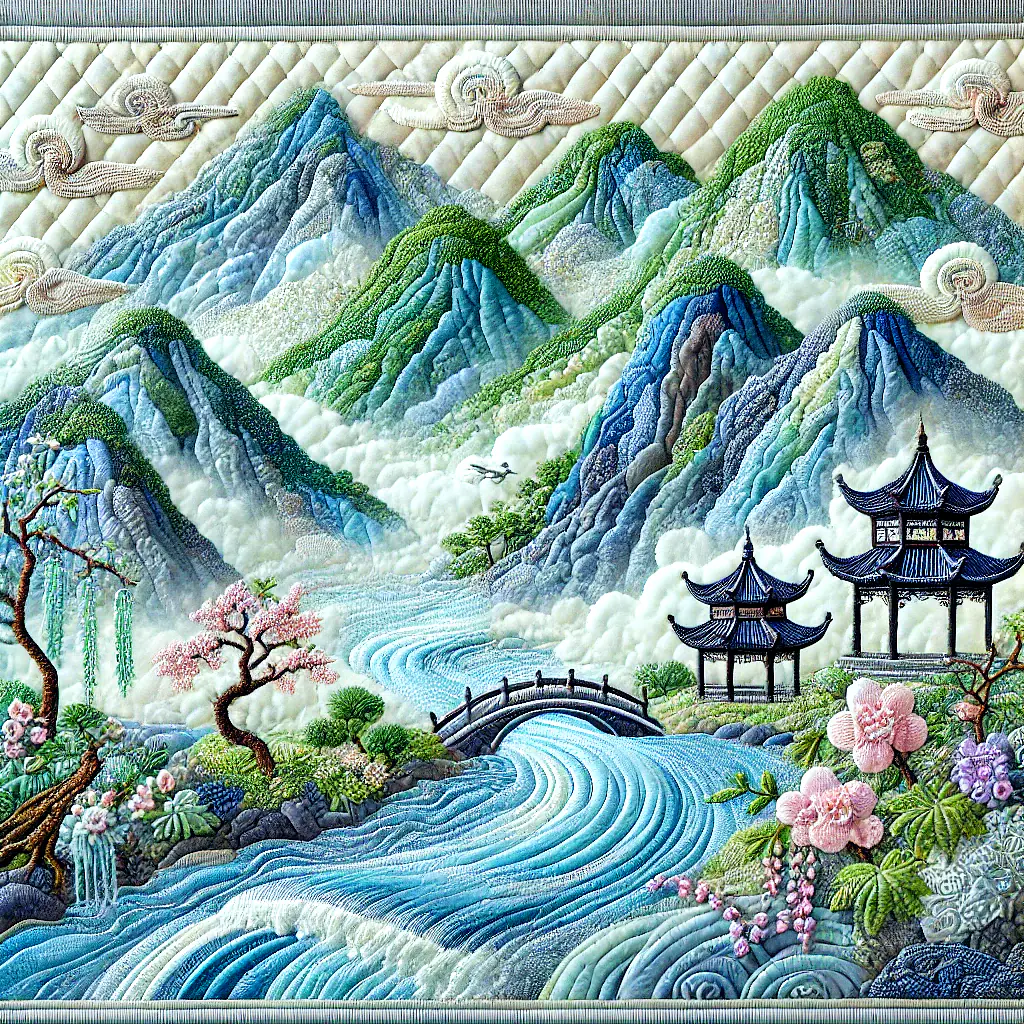 Chinese Mountain River