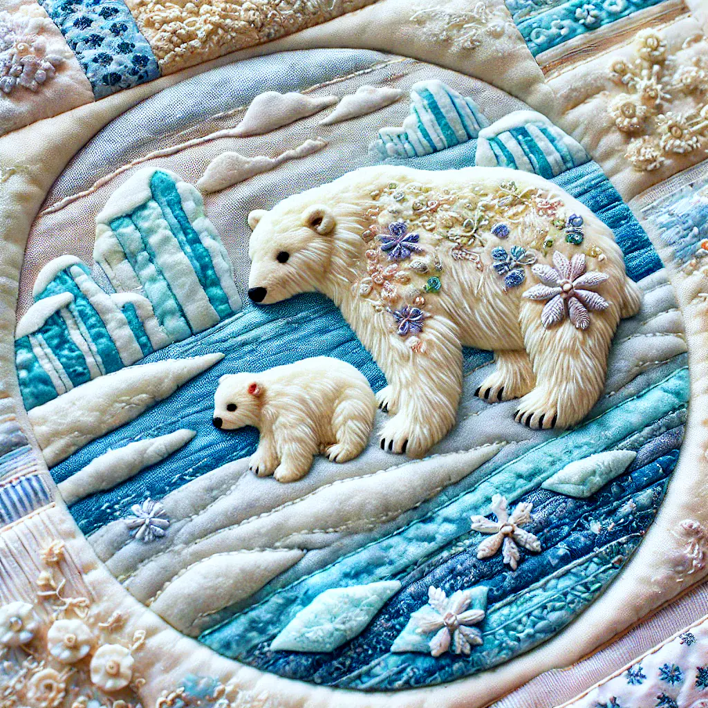 Polar Bear and Cub