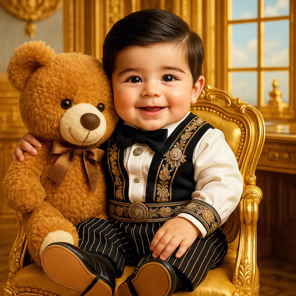 Golden Teddy Bear Party