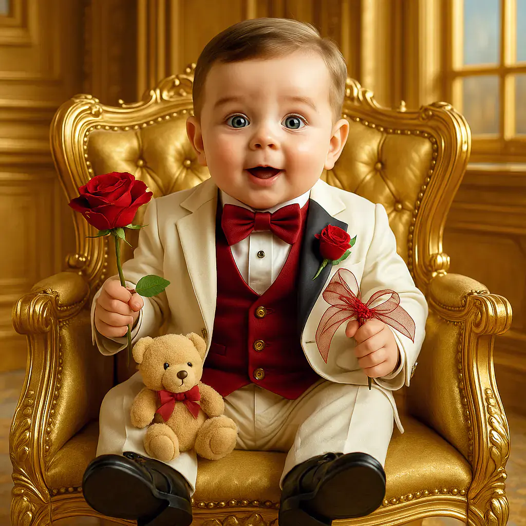 The Prince in a Gilded Throne