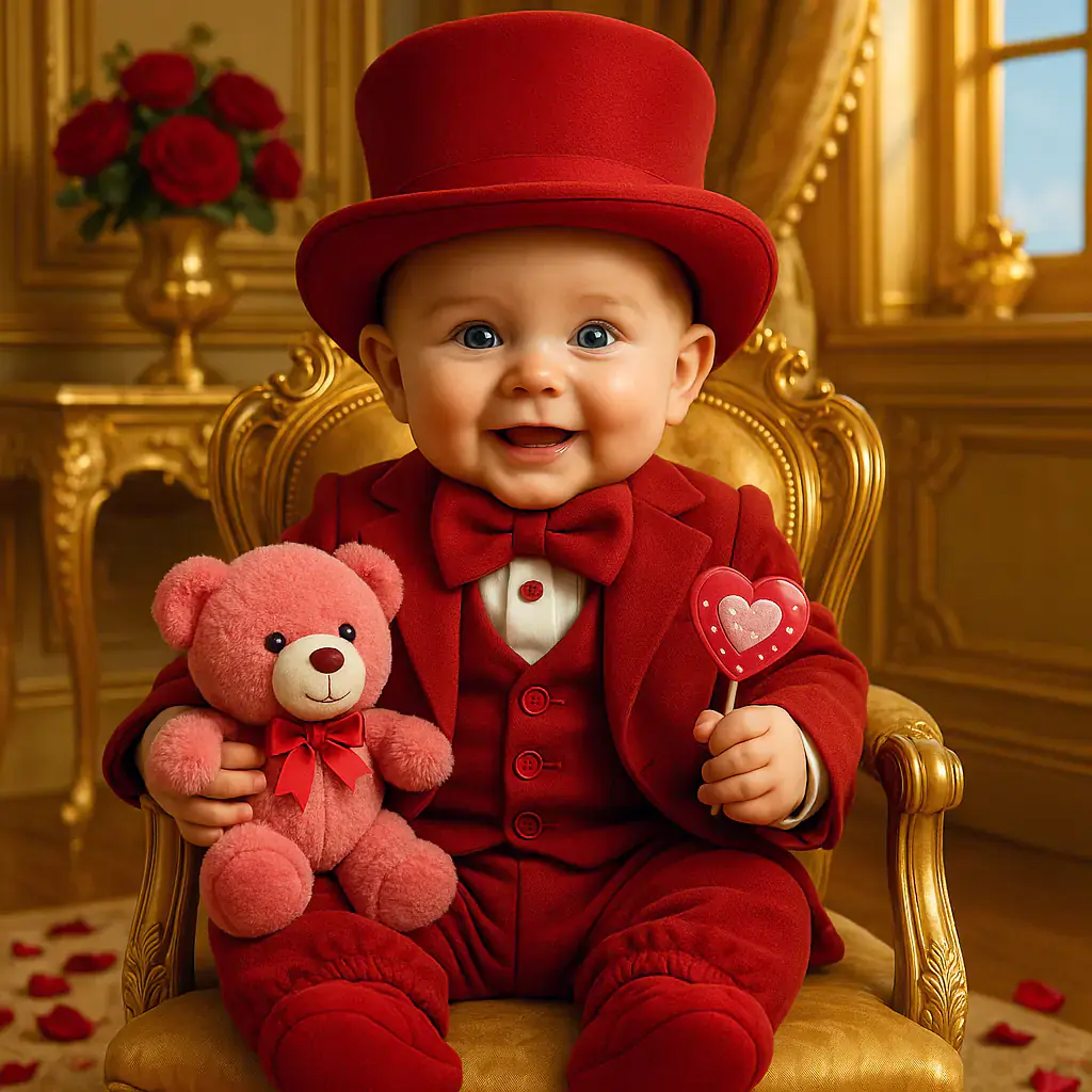 The Royal Red Tuxedo