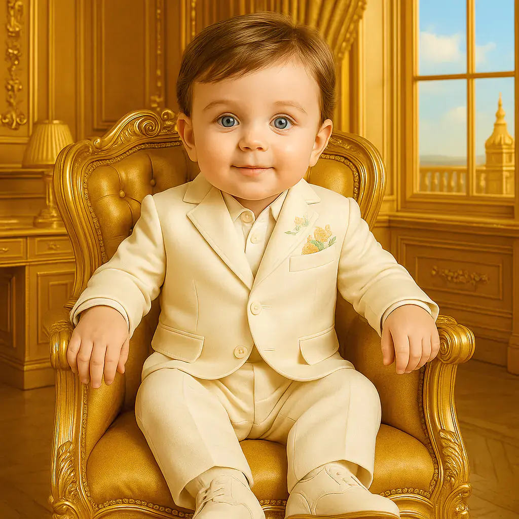 Golden Child in Royal Attire