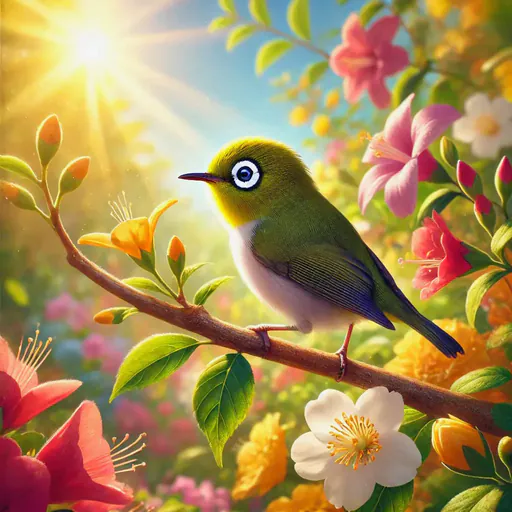 Abyssinian white-eye
