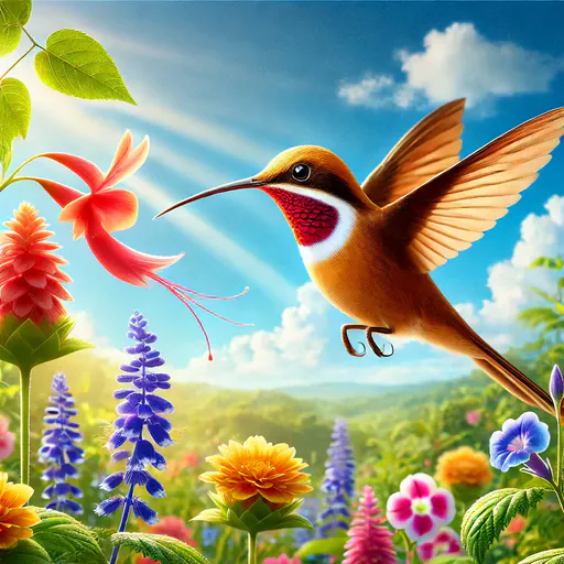 Cinnamon-throated Hermit