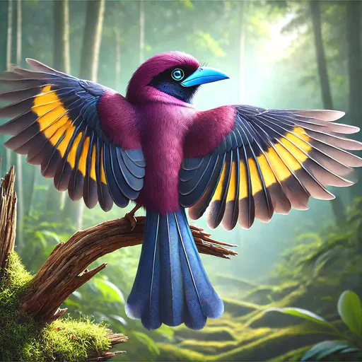 Banded broadbill