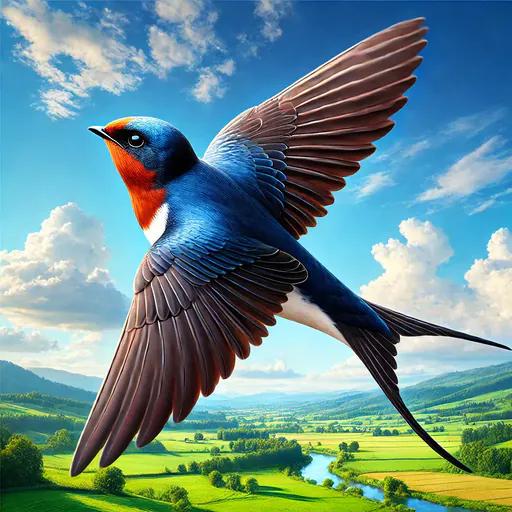 Chestnut-collared Swallow