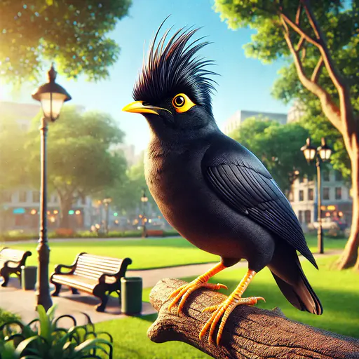 Crested Myna