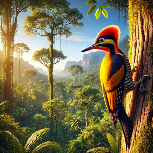 Common Flameback woodpecker