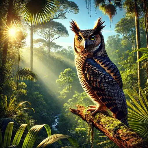 Crested Owl