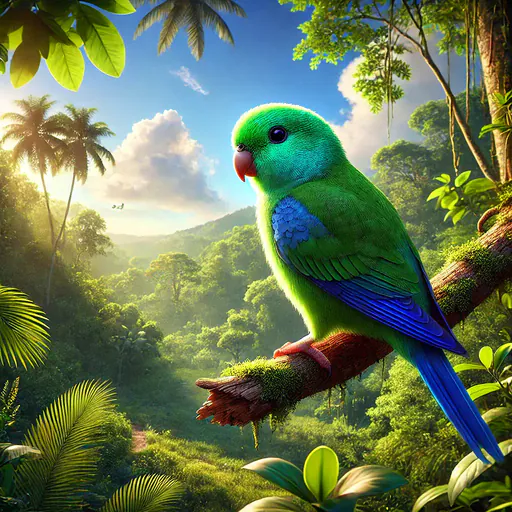 Cobalt-rumped Parrotlet