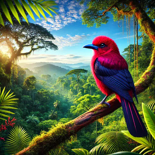 Crimson Fruitcrow