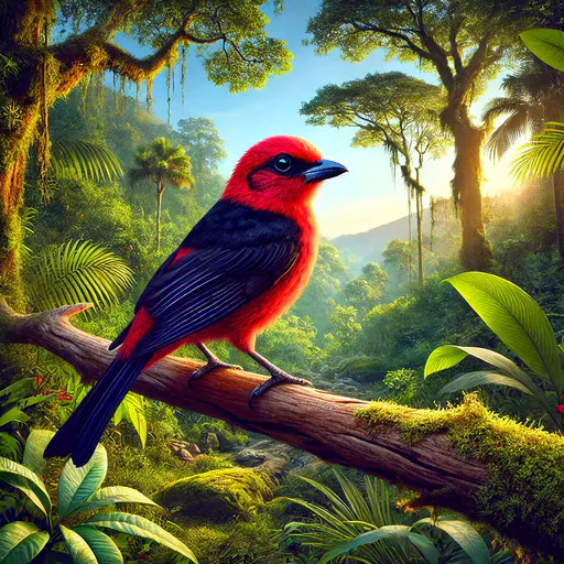 Crimson-backed Tanager