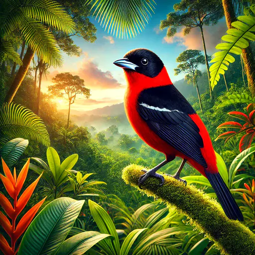 Crimson-collared Tanager