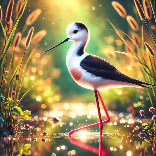 Banded stilt