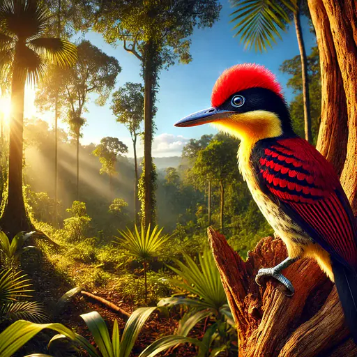 Crimson-backed Flameback