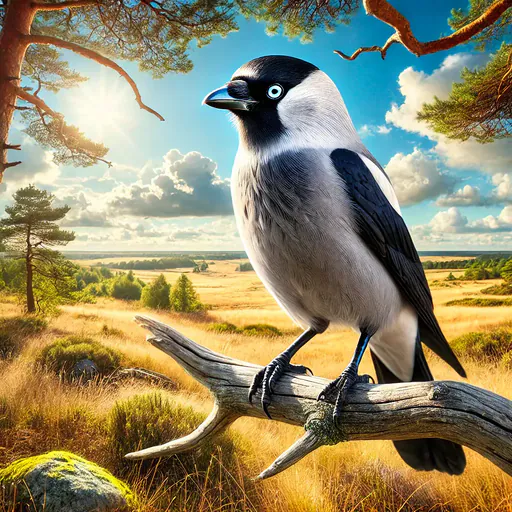 Daurian Jackdaw