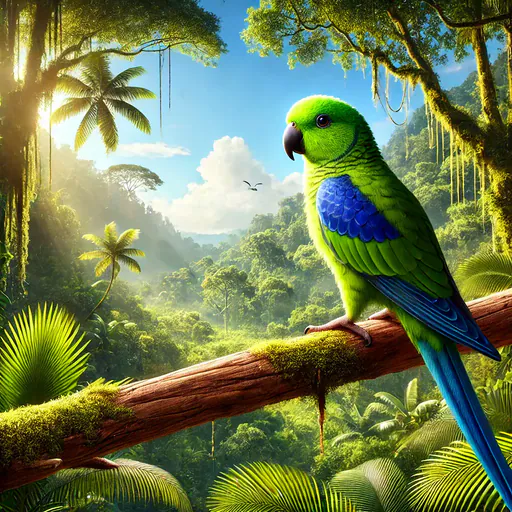 Cobalt-winged Parakeet