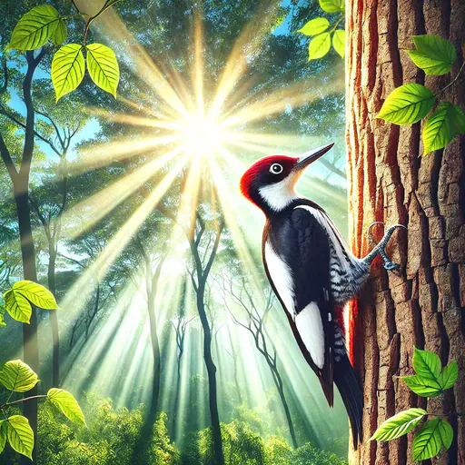 Acorn woodpecker