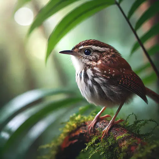 Amazonian streaked antwren