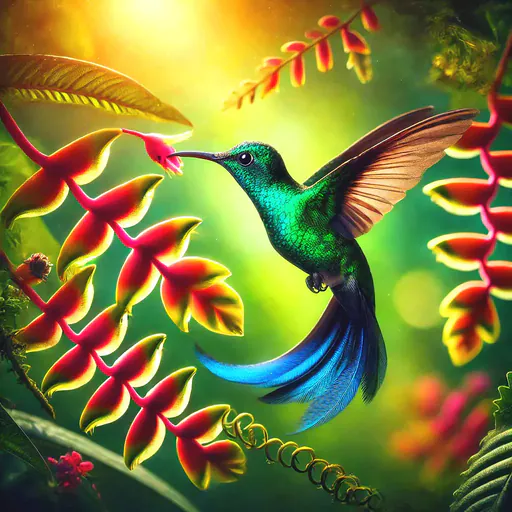 Blue-tailed emerald