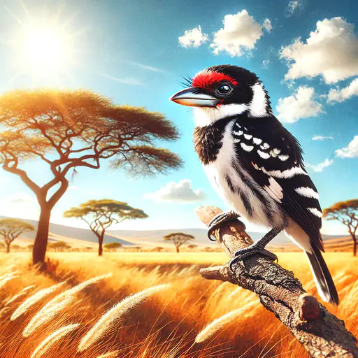 Acacia pied barbet