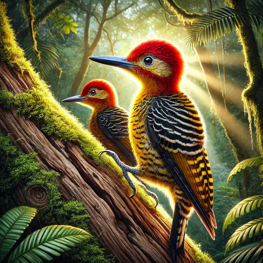 Yellow-vented woodpecker