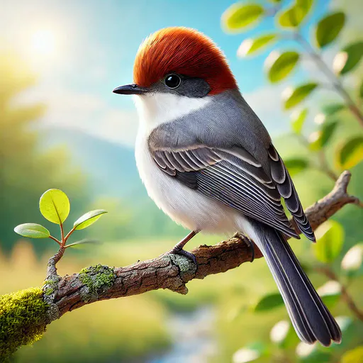 Chestnut-crowned Becard