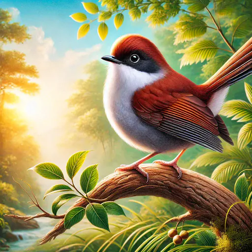 Chestnut-hooded Laughingthrush
