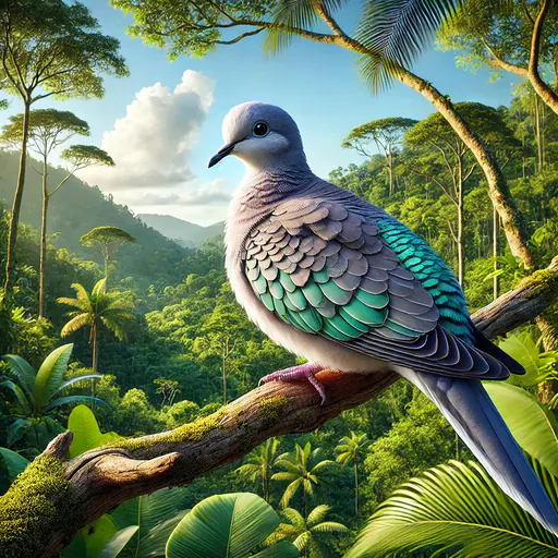 Cloven-feathered Dove