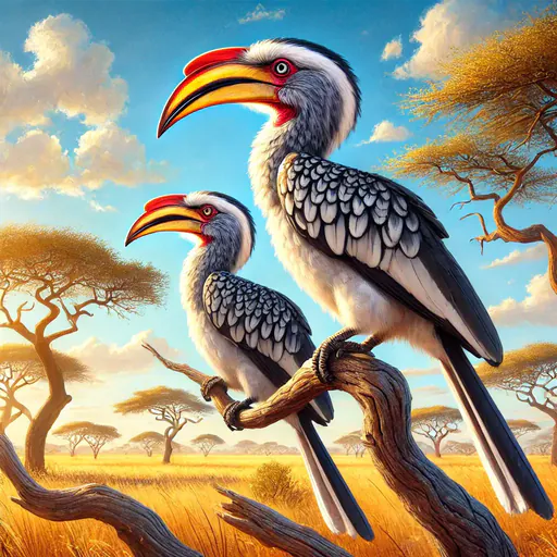 Southern yellow-billed hornbill